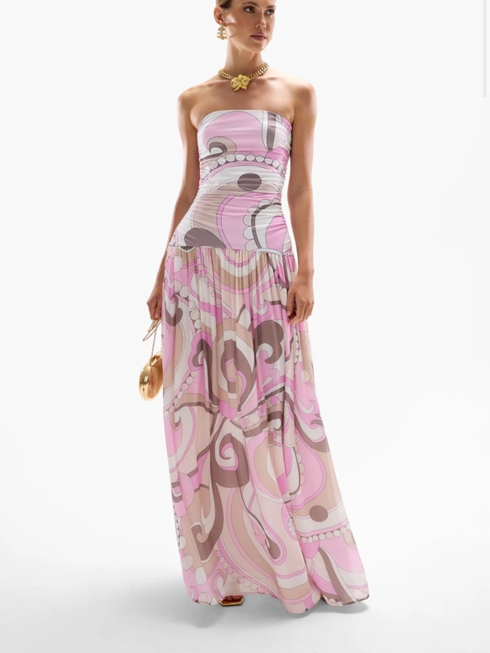 ✨NEW ✨ CIN CIN MODE MAXI DRESS - ANTIBES PINK OFF THE SHOULDER
